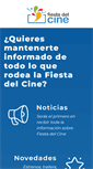 Mobile Screenshot of fiestadelcine.com